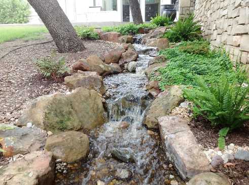 Pondless Waterfalls in Austin Bring the Look and Feel of a Central Texas Stream to YOUR Space